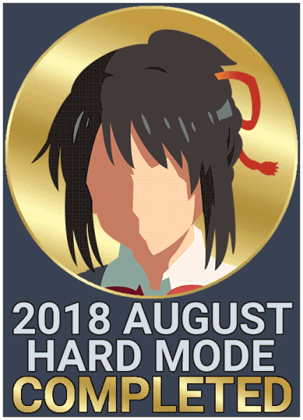 August 2018 Hard Complete