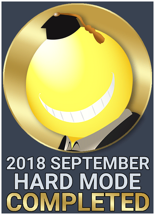 September 2018 Hard Complete